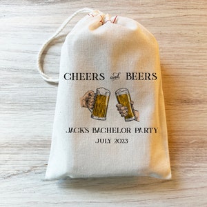 Bachelor Party Hangover Recovery Kit Custom Bachelor Favor Bag. Cheers and Beers Party Favor Wedding Hangover Kit Bags Beer Bachelor Party