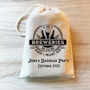 Breweries, Beer Bachelor Party Hangover Recovery Kit Custom Bachelor Favor Bag. Party Favor Wedding Hangover Kit Bags Beer Bachelor Party