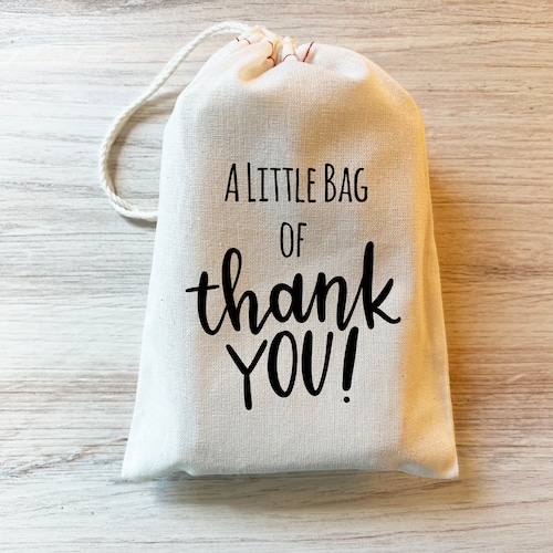 Thank You Favor Bag Personalized Baby Shower Wedding Shower - Etsy Canada