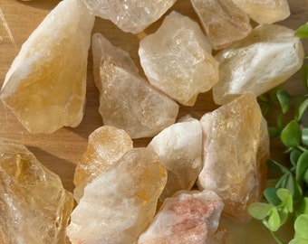 raw citrine chunks varied sizes 1-3 inch you choose golden citrine