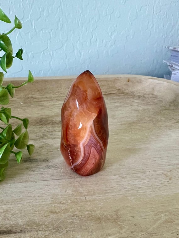 Red carnelian flame stones | natural carnelian crystal | Freeform | minerals from Madagascar