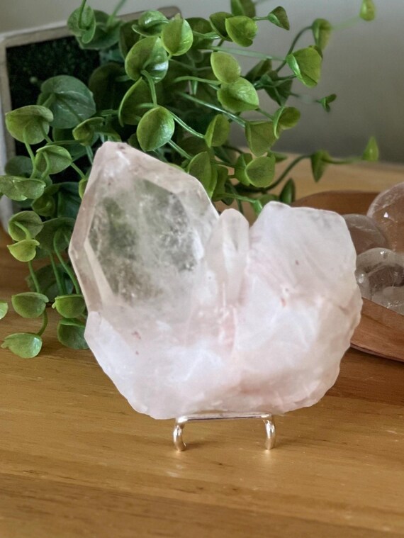 ヒマラヤ産ピンククォーツクラスター | レムリアンポイント、チベット