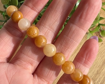 cleansing golden healer bracelet | stretchy bead bracelet | 8mm | natural high quality crystal jewelry