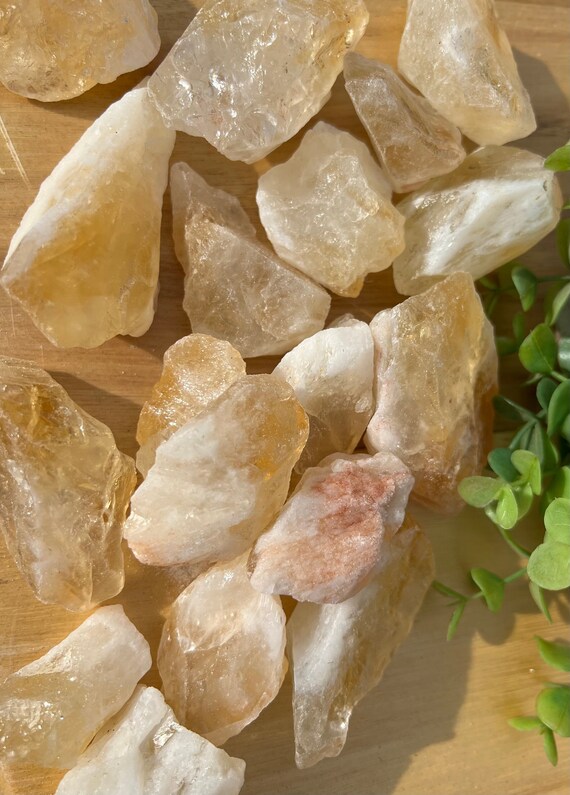 raw citrine chunks varied sizes 1-2 inch you choose golden citrine