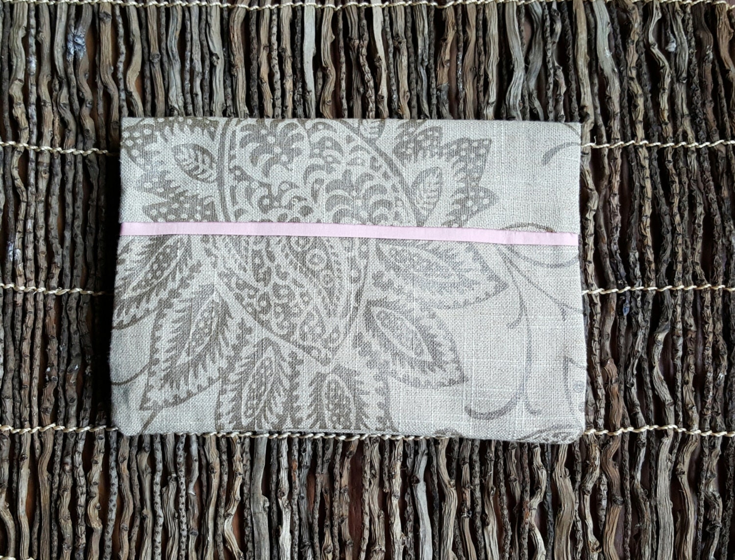 Linen Hand Clutch / Linen Evening Clutch / Linen Brides Maid Etsy