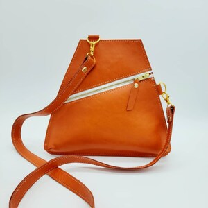 Leather &quot;Drop&quot; Crossbody (Made to Order)