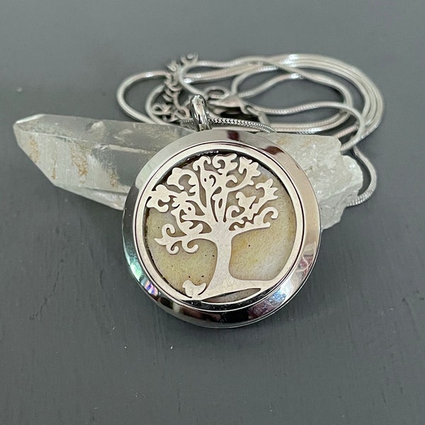 Tree of Life locket | Vintage Tree of Life Necklace | Boho Necklace | Stainless Steel Locket