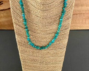 Turquoise nugget choker | Southwest gemstone necklace