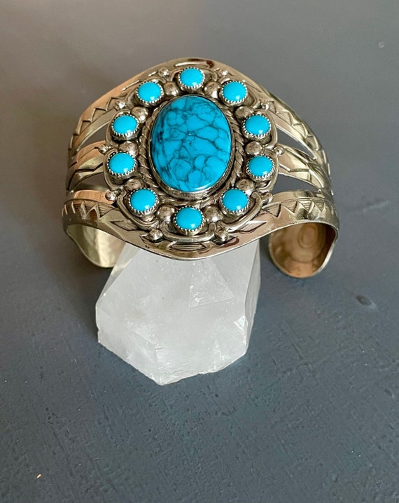 Bell Trading Company Nickel Silver Faux Turquoise 
