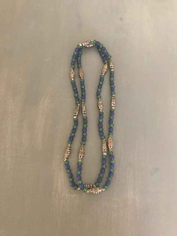 Tribal African Glass Necklace | Recycled Glass | T