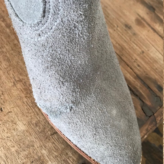 Dingo Stacked Heel Boot | Vintage Grey Suede | We… - image 5