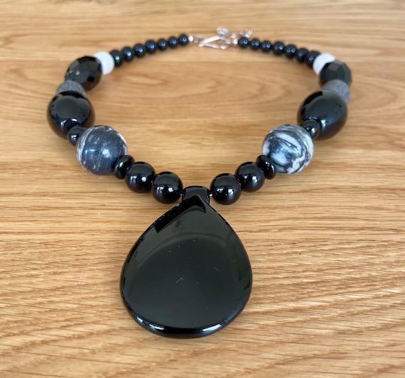 Vintage Jay King  Statement Gemstone Necklace | B… - image 1