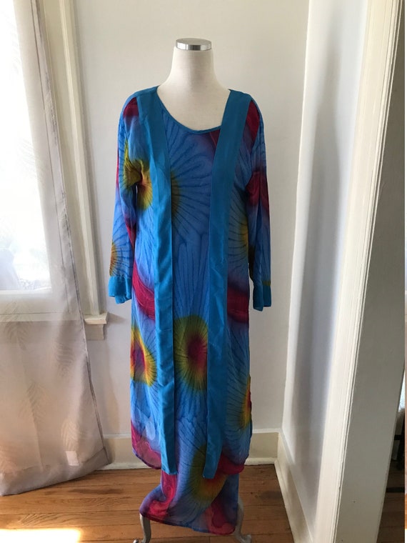 Sale!  Jacket and dress set | Arty Tie Dye Dress … - image 1