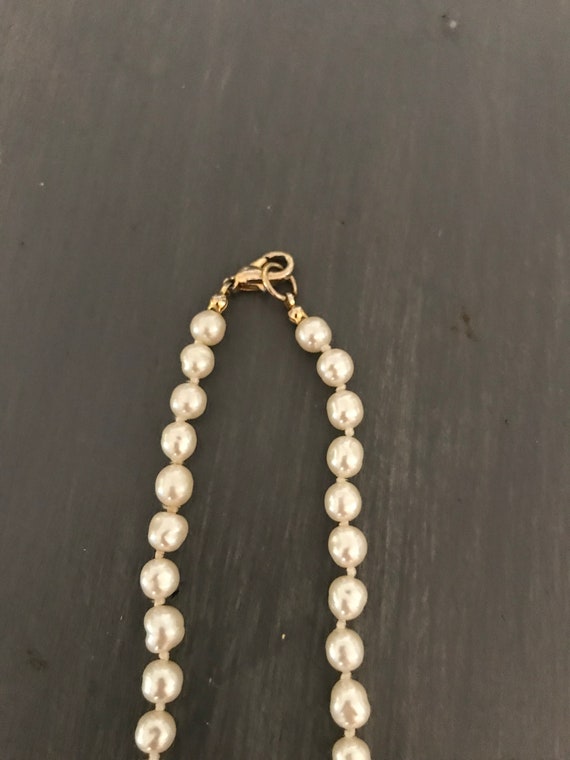 Long String Freshwater Faux Pearls | Wedding Jewe… - image 4