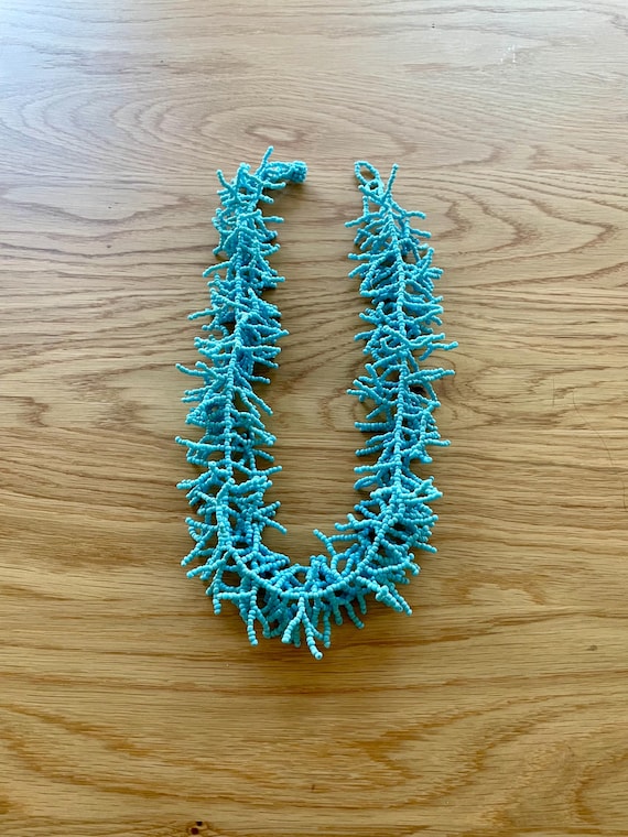 Seed Bead Southwest Necklace | Native American Beading | Vintage seed Bead necklace