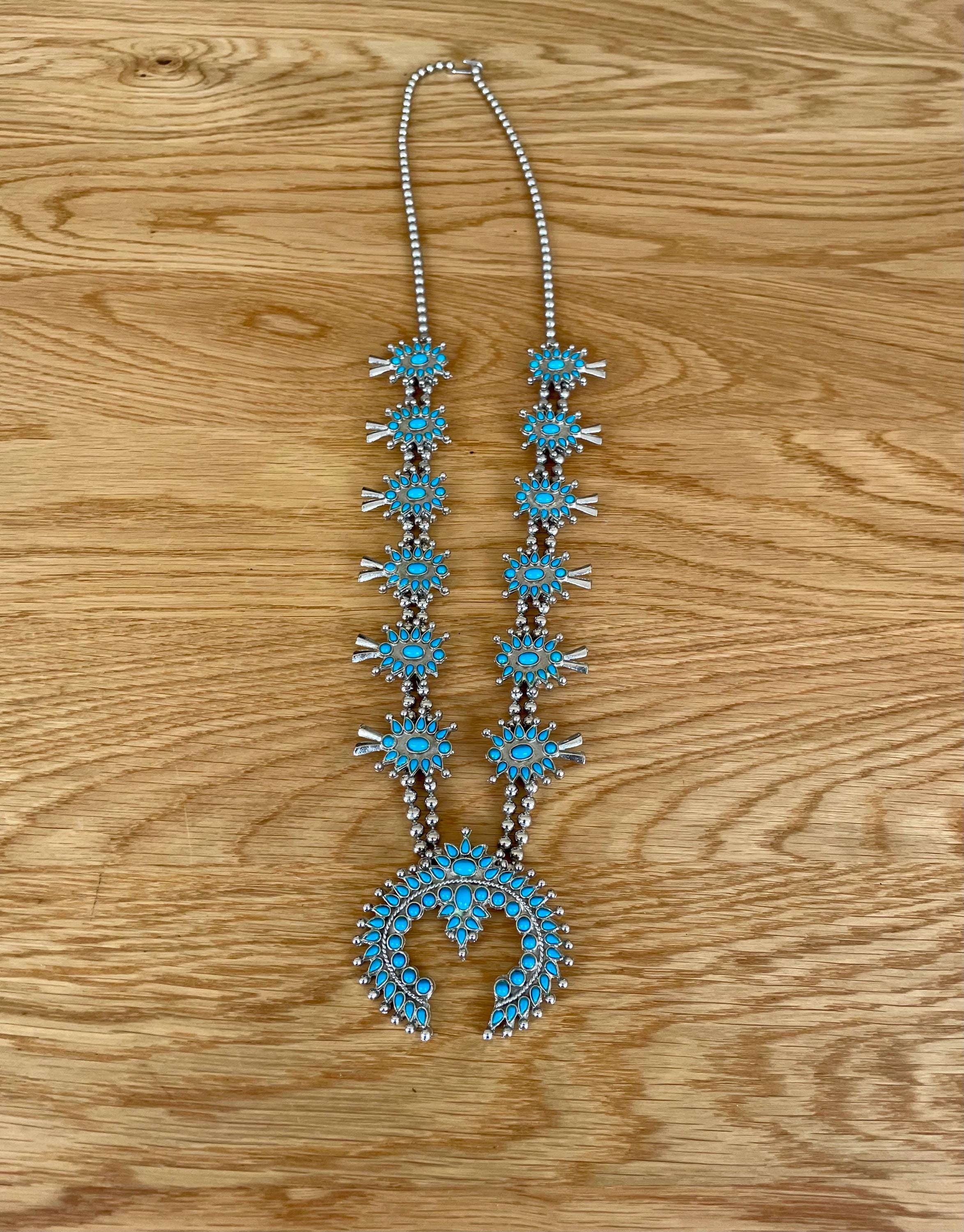 Squash Blossom Necklace Vintage - Etsy