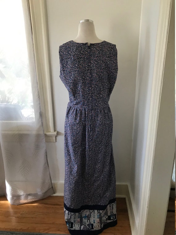 Vintage 60s Prairie Dress | Flowered Dress | Maxi… - image 5