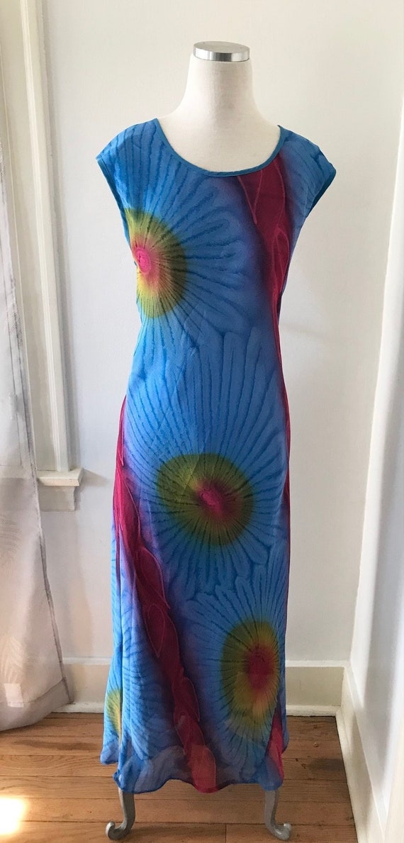Sale!  Jacket and dress set | Arty Tie Dye Dress … - image 2