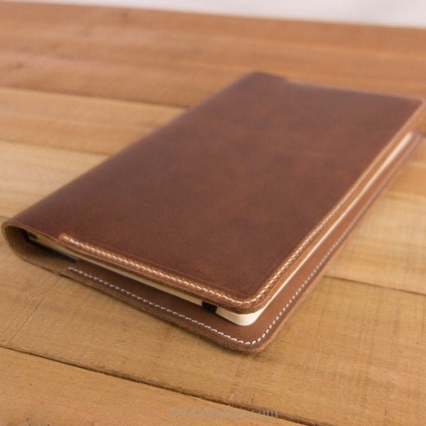 Moleskine Classic Notebook Cover - 5x8.25 IN - English Tan Leather