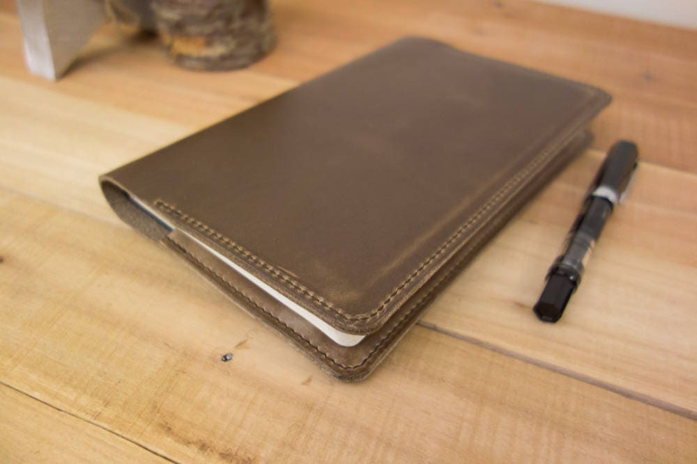 Moleskine Classic Notebook Cover 5x8.25 IN Natural Leather 