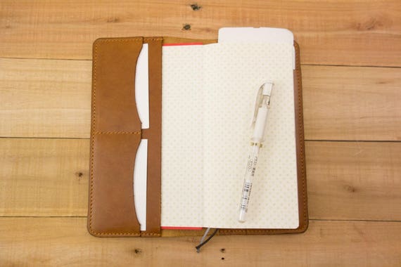 Brown Mega Weeks Cover for Hobonichi Planners Real Leather Agenda Organizer Diary