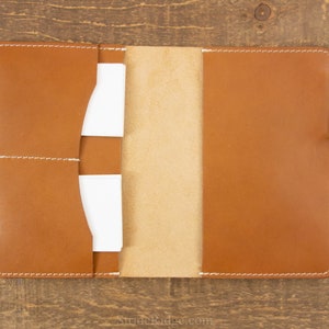 B6 Slim Jibun Techo 3 in 1 Planner Cover 2024 Tan Leather image 7