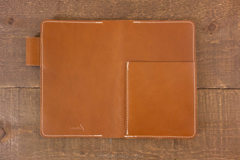 B6 Slim Jibun Techo 3 in 1 Planner Cover 2024 Tan Leather image 5