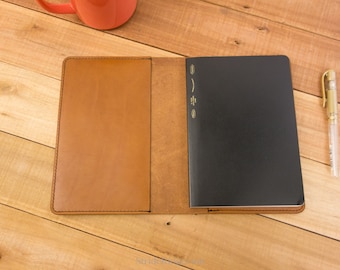 Stalogy Cover - B6 - 365 Days - Tan - Horween Leather Notebook Cover