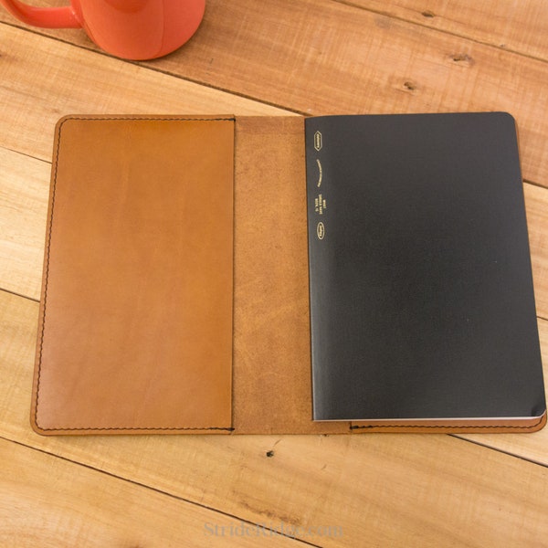 Stalogy Cover - B6 - 365 Days - Tan - Horween Leather Notebook Cover