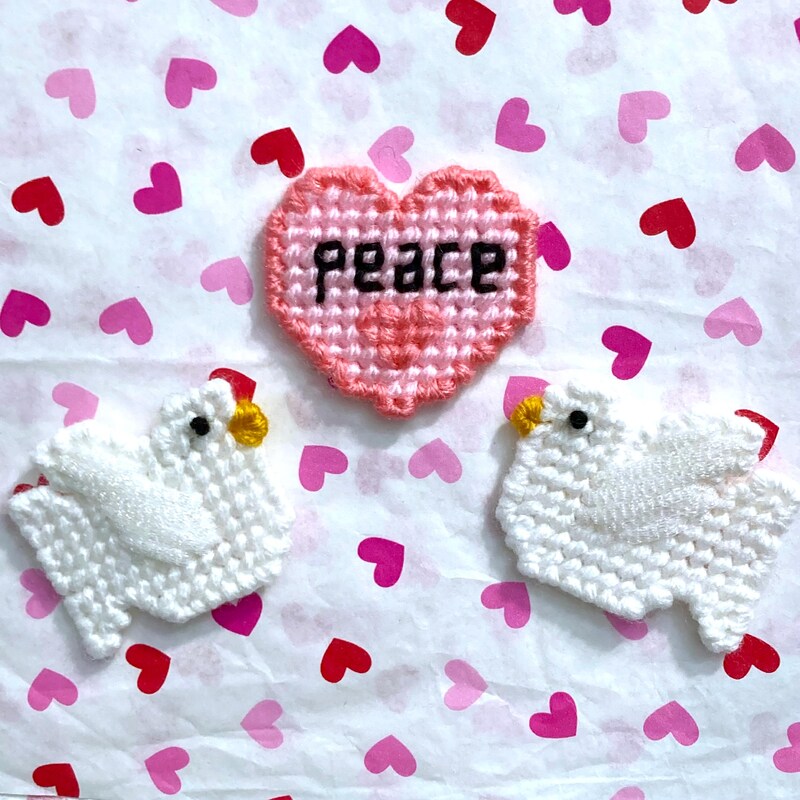 Plastic Canvas Dove - Etsy