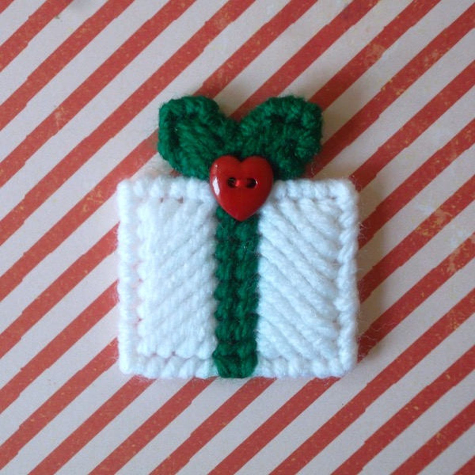 Plastic Canvas Christmas Gifts Mini set of 3 Etsy