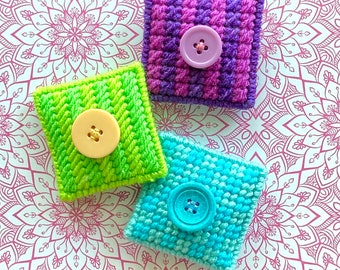 Plastic Canvas: "Pin Pillow" Needle Minder (Choose One)