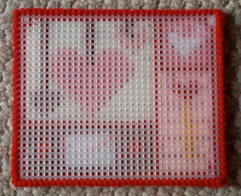 Plastic Canvas Pattern: Valentine Hearts Napkin Holder Covers PATTERN ONLY image 3