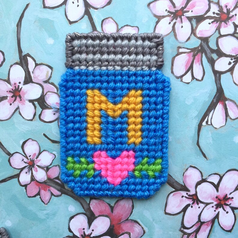 Plastic Canvas Pattern Pages Mason Jars mom No. Etsy