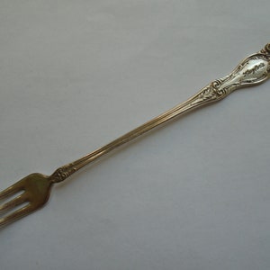 Seafood Fork From Krugler&#39;s Restaurant, Philadelphia, Vintage Silverplate by William Bros., Essex 1900 Pattern, Philadelphia History  ~ FS