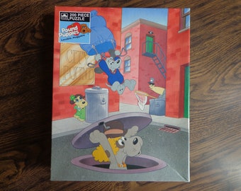 Pound Puppies Jigsaw Puzzle, 200 Pieces, Complete, Tonka Corp., Golden 4817