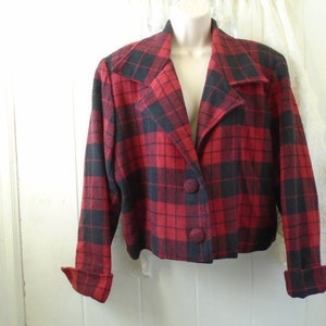 Red Cropped Blazer Etsy Singapore