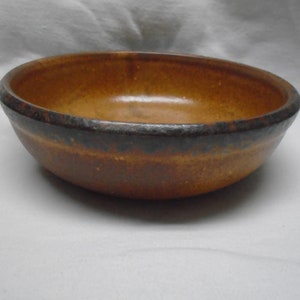 McCoy Canyon Mesa Cereal or Soup Bowl 1413, Vintage Stoneware Southwest USA 1970s