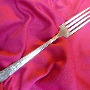 Fork JASMINE by Oneida, Simeon L. & Geo. H. Rogers, Vintage Silverplate  FS