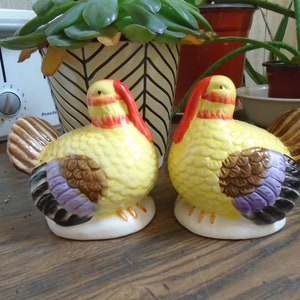Ceramic Turkey Salt & Pepper Shakers