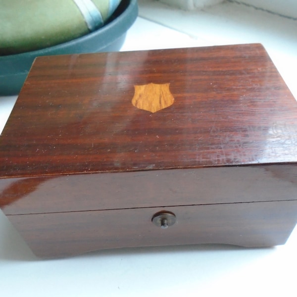 Thorens Music Box, 3 Songs, Working, Made In Switzerland, Vintage Swiss Wood Case