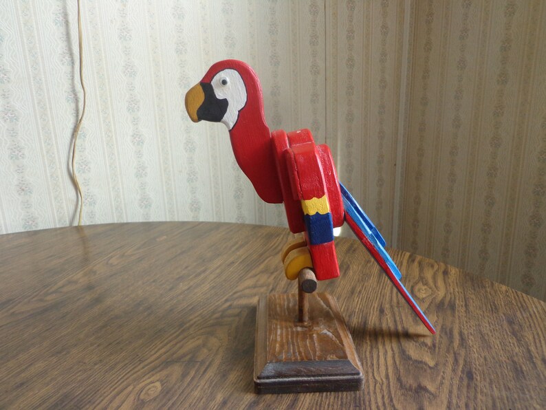 Big Size Wooden Parrot
