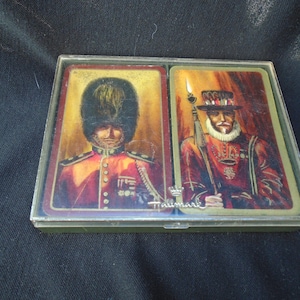 Double Deck of Hallmark Playing Cards, &quot;Yoemen&quot;, Bridge Decks, Complete 52 Card Decks, No Jokers