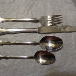 Pfaltzgraff Briarwood Stainless Flatware, 4 Piece Place Setting  FS