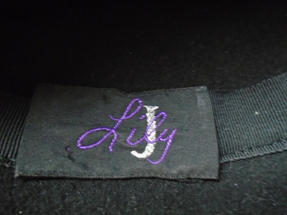 Buy Vintage Eric Javits Wool Hat: Black Velvet Band, Silky  display picture 3