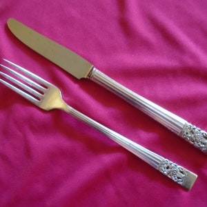 Community Teller Silberbesteck: Vintage Grille, Gabel oder Messer