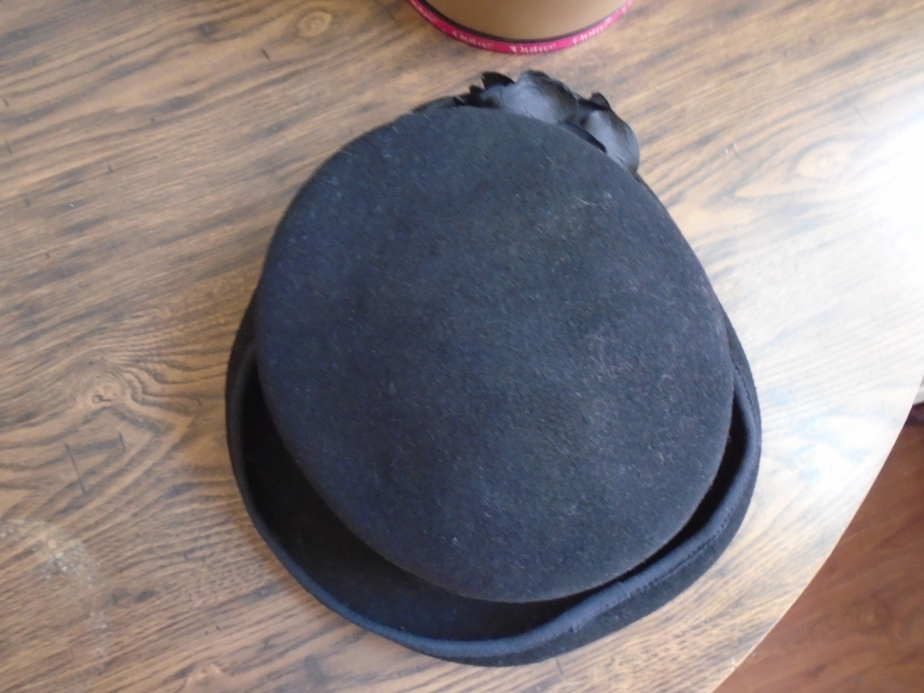 Buy Vintage Eric Javits Wool Hat: Black Velvet Band, Silky 