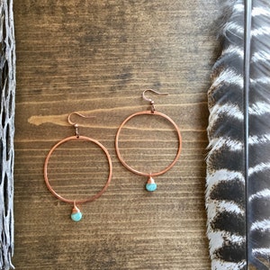 Drop Stone Hoops
