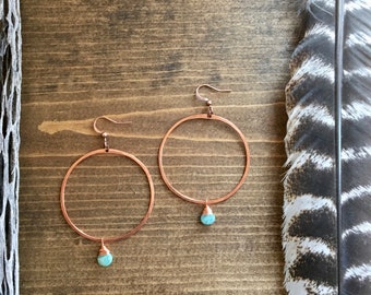 Drop Stone Hoops