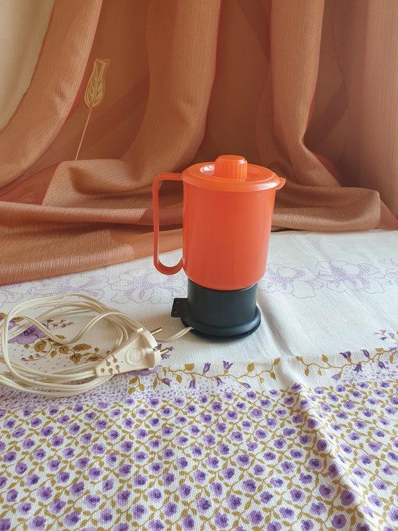 Vintage Mini Electric Boiler Mug, Travel Water Heater, Tea Maker Mug, Coffee  Maker, Travel Water Heater, Soviet Vintage 